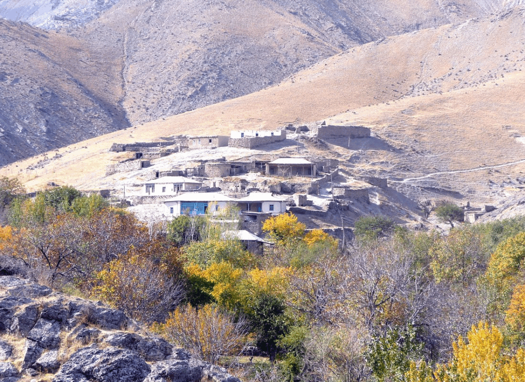 desert yurt camp for tourists