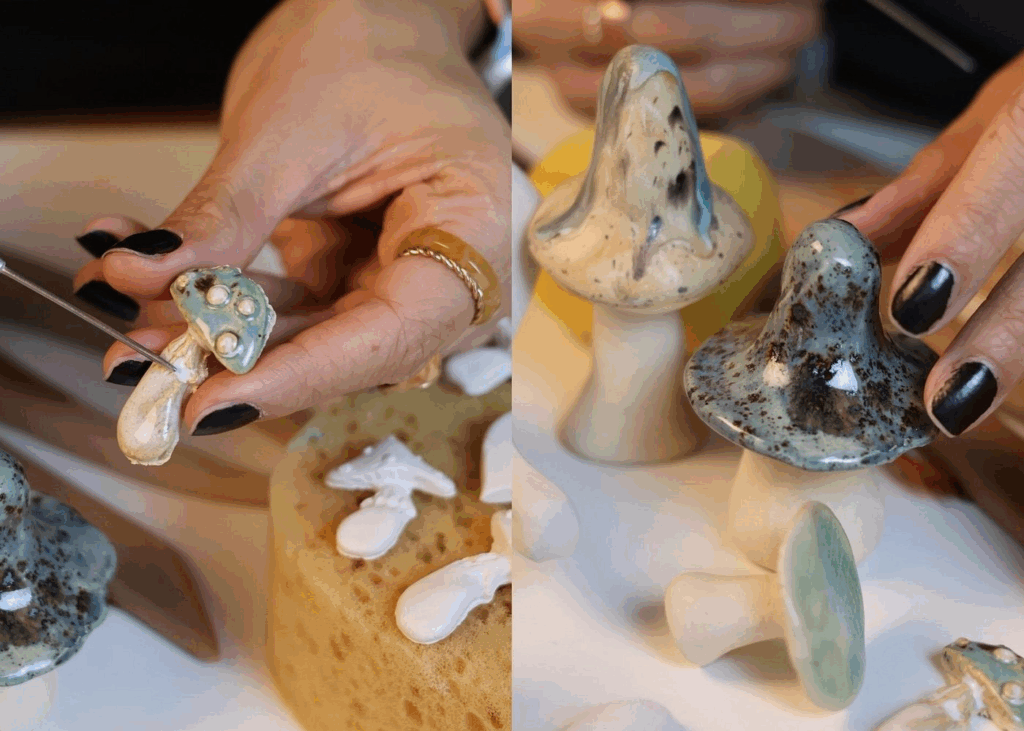 A master artisan guides a traveler's hands in shaping clay during a private pottery workshop in Oaxaca